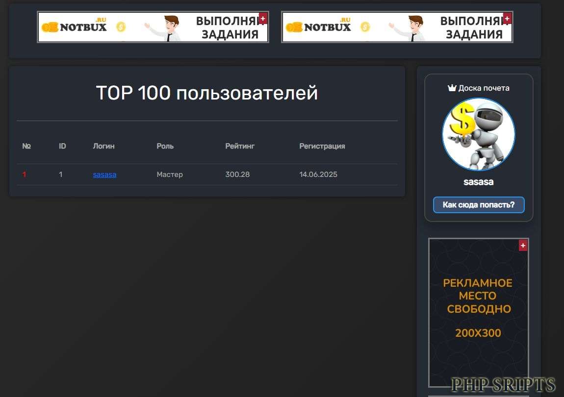 Ротация баннеров